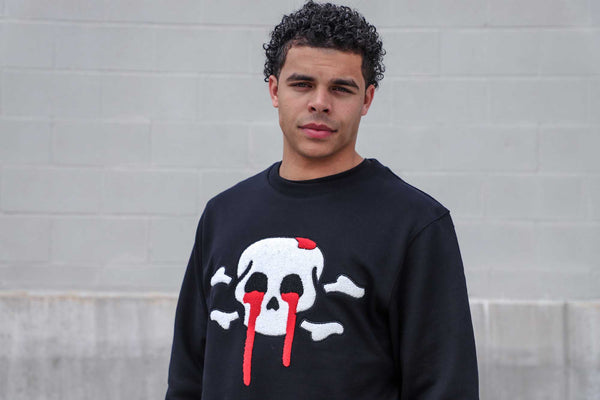 Letterman's Skull Sweatshirt